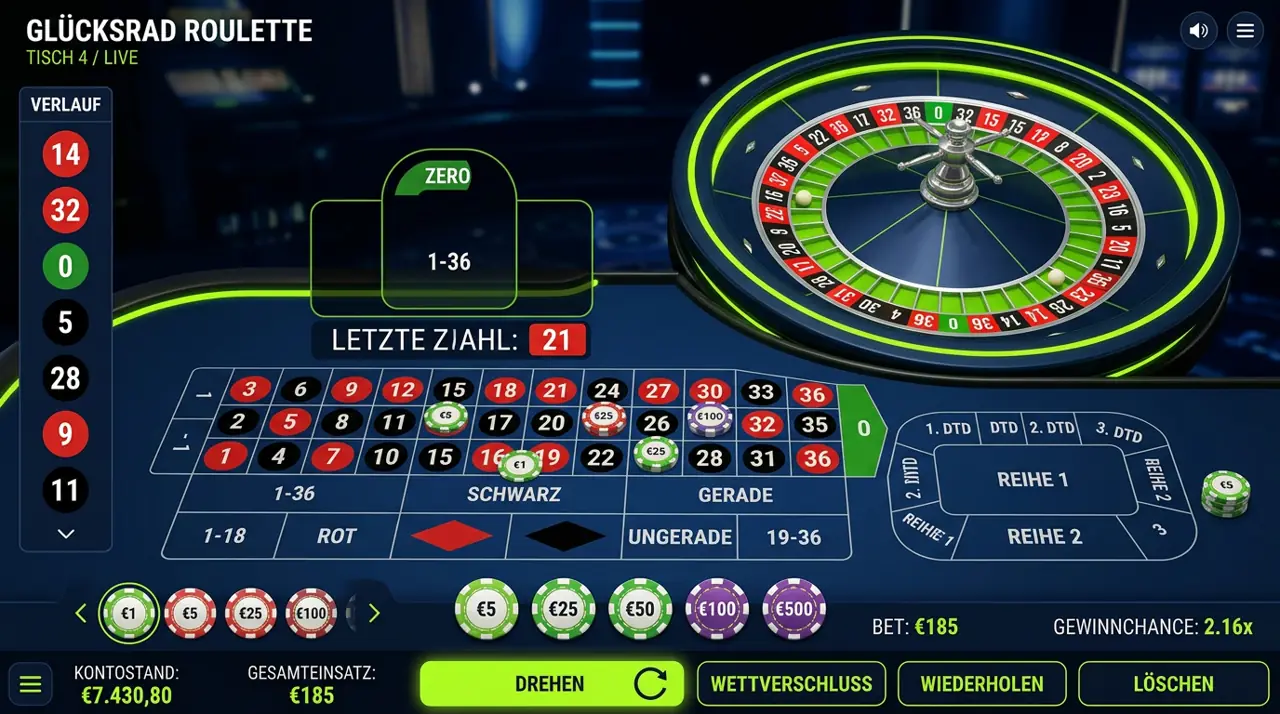 Tischspiele · Qbet